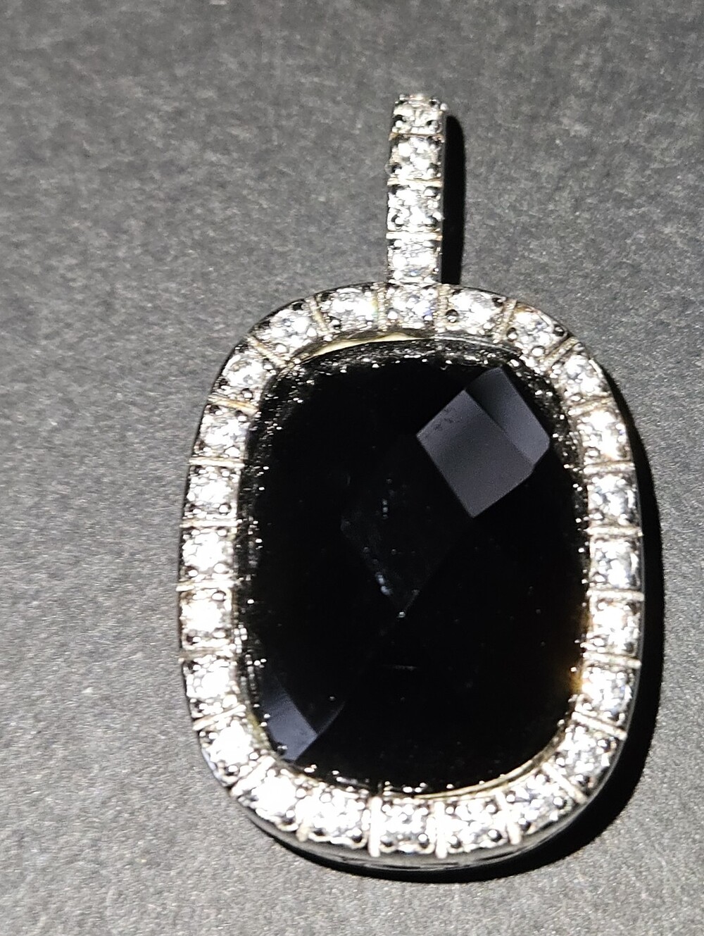 Sterling Silver CZ Pendant